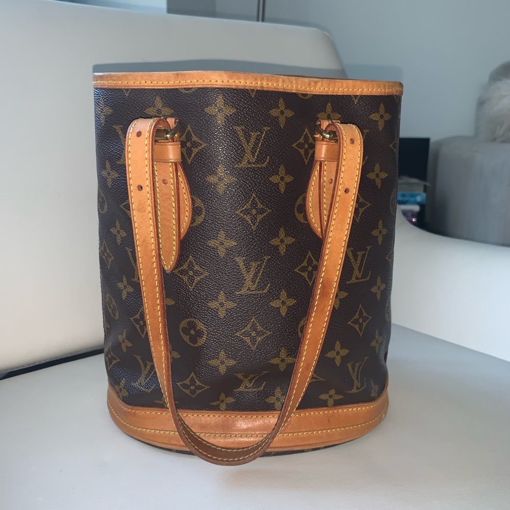 Louis Vuitton brown tote